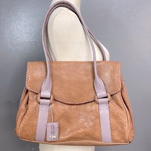 Radley London Taupe Lavender Shoulder Bag